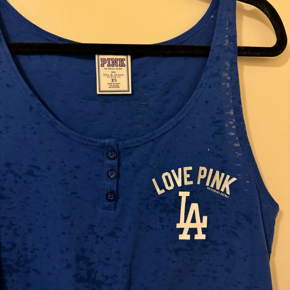 Victoria’s Secret PINK Los Angeles Dodgers Tank - Picture 3 of 3